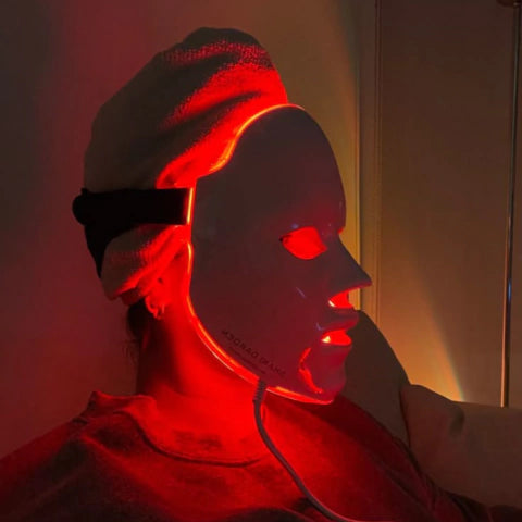 Máscara Facial LED 7 em 1 Terapêutica