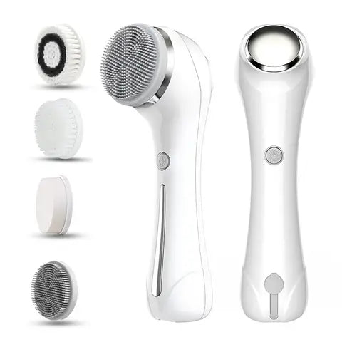 Esfoliador Facial Sônico 5 em 1 com Cabeças Intercambiáveis IPX7