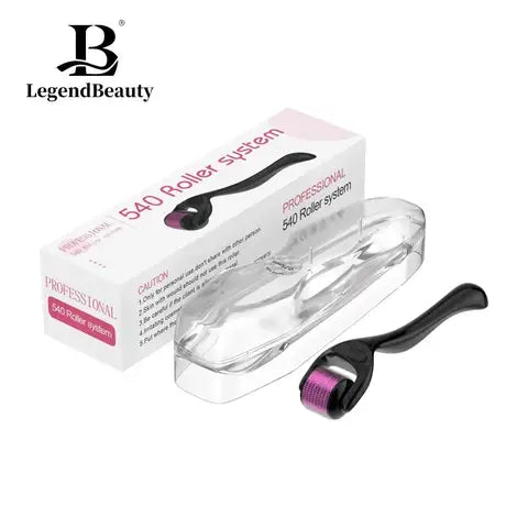 Derma Roller Profissional 540 Microagulhas com Certificação de Qualidade