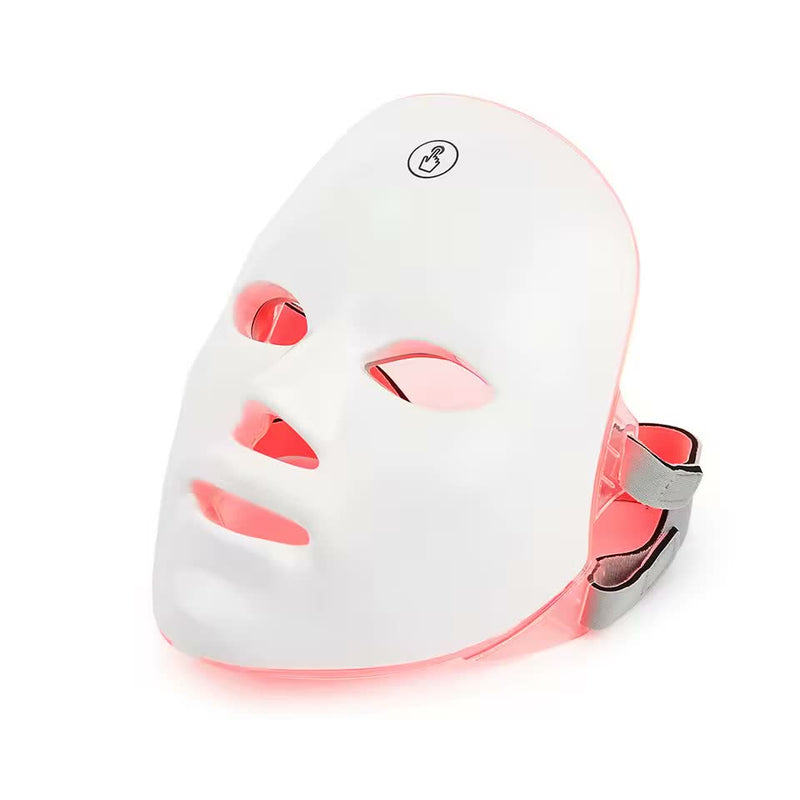 Máscara LED Facial 7 Cores - Terapia de Luz para Skincare
