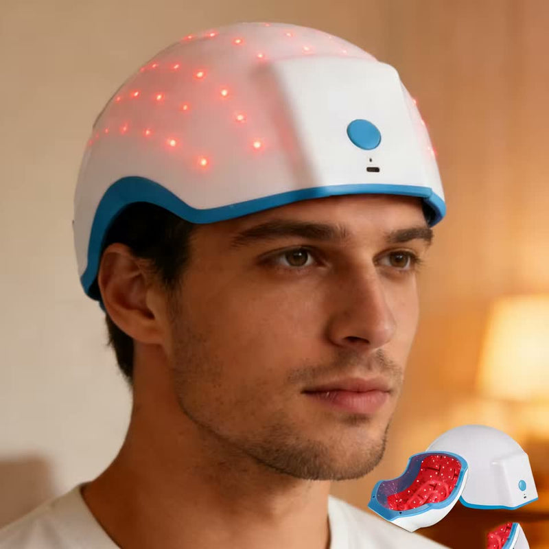 Capacete de Terapia de Luz Laser para Couro Cabeludo